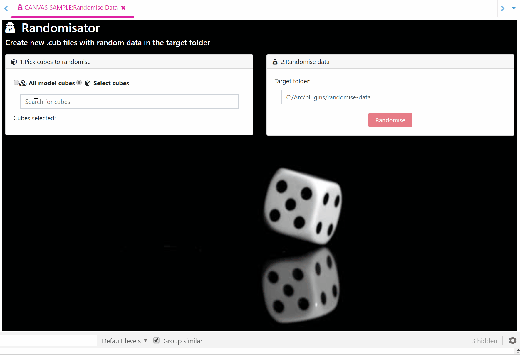 Randomise your data in an instant